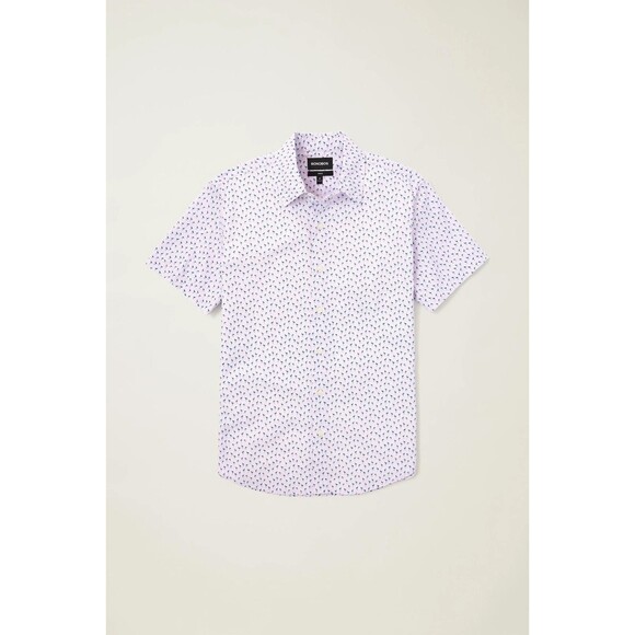 Bonobos Stretch Riviera Short Sleeve Men's Shirt Tailored Fit Long XXL 283419 - Picture 1 of 11